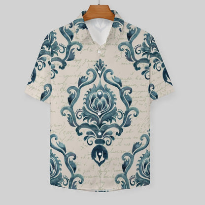 Men's Fashion Casual Printed Short Sleeve Shirts 2306101346