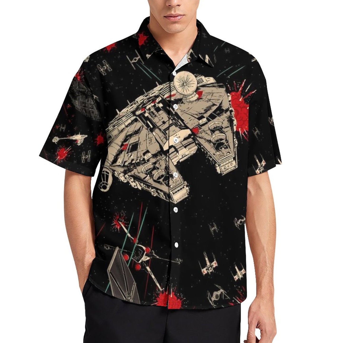 Men's Fashion Casual Printed Short Sleeve Shirts 2306101604