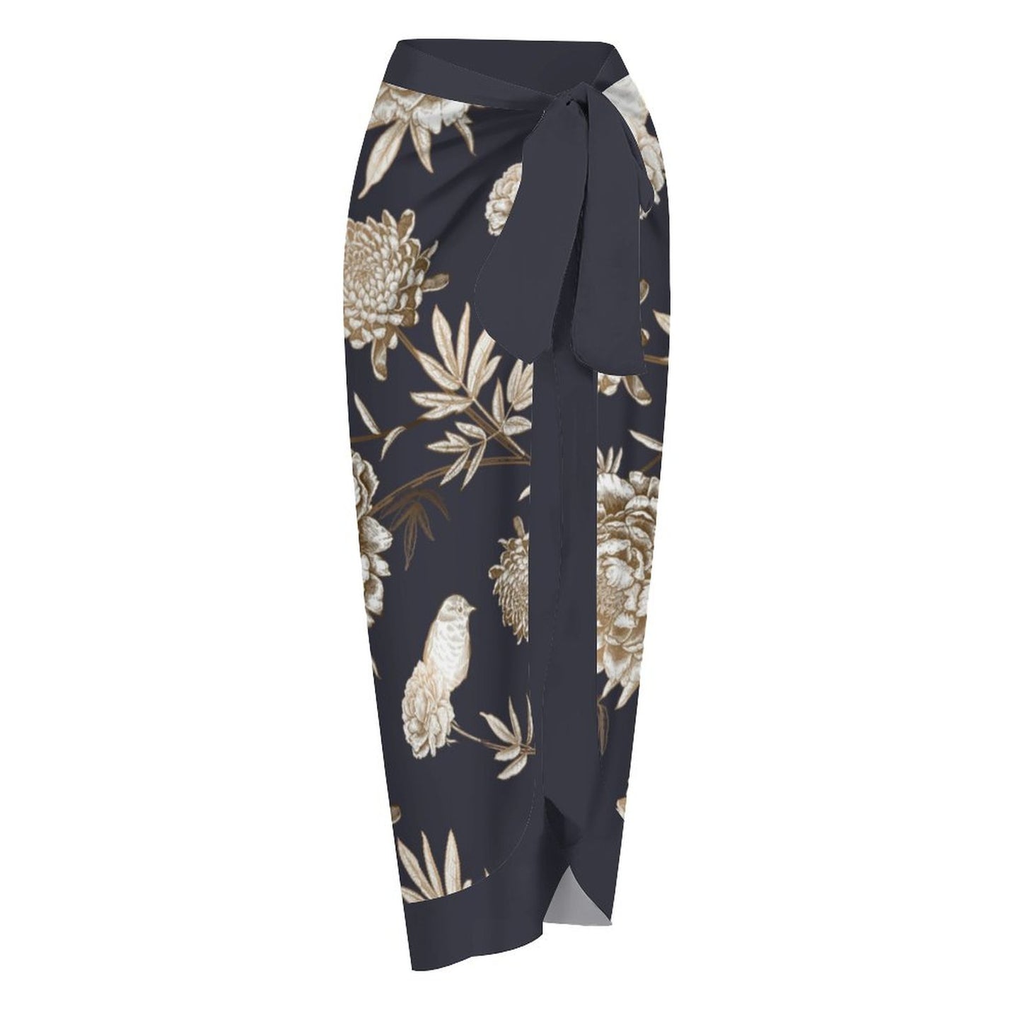 Casual Printed One-Piece Swimsuit And Cover Up 2305102754
