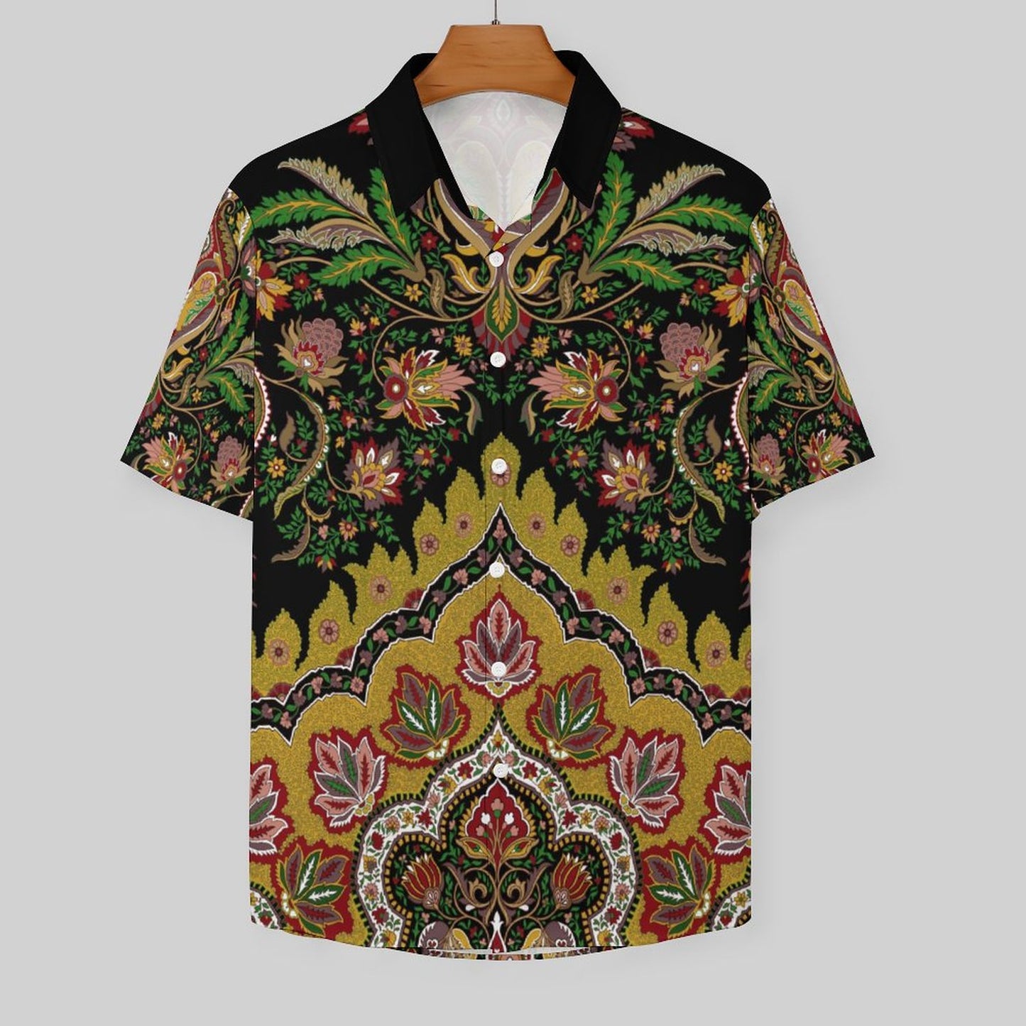 Men's Fashion Casual Printed Short Sleeve Shirts 2306103815