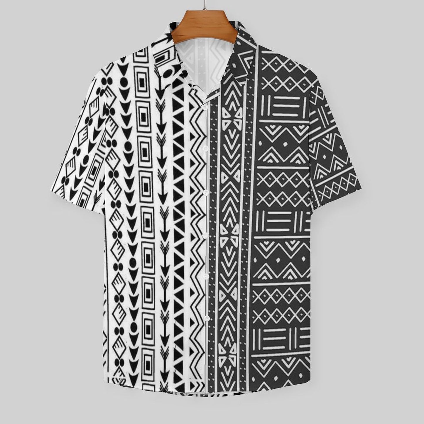 Men's Fashion Casual Printed Short Sleeve Shirts 2306101714