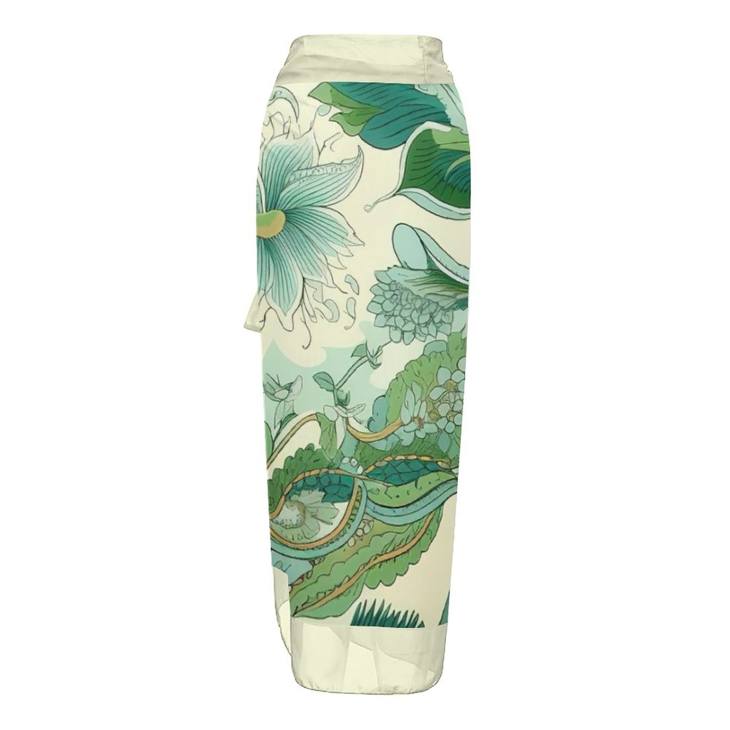 Casual Printed One Piece Swimsuit And Cover Up 2306103035
