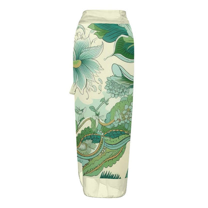 Casual Printed One Piece Swimsuit And Cover Up 2306103035