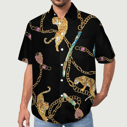 Men's Vacation Hawaiian Shirt 2306104314
