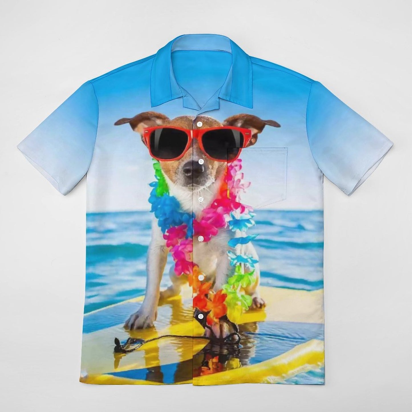 Men's Hawaiian Casual Short Sleeve Shirt 2307100346