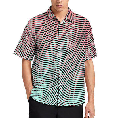 Men's Hawaiian Print Resort Shirt 2304103289