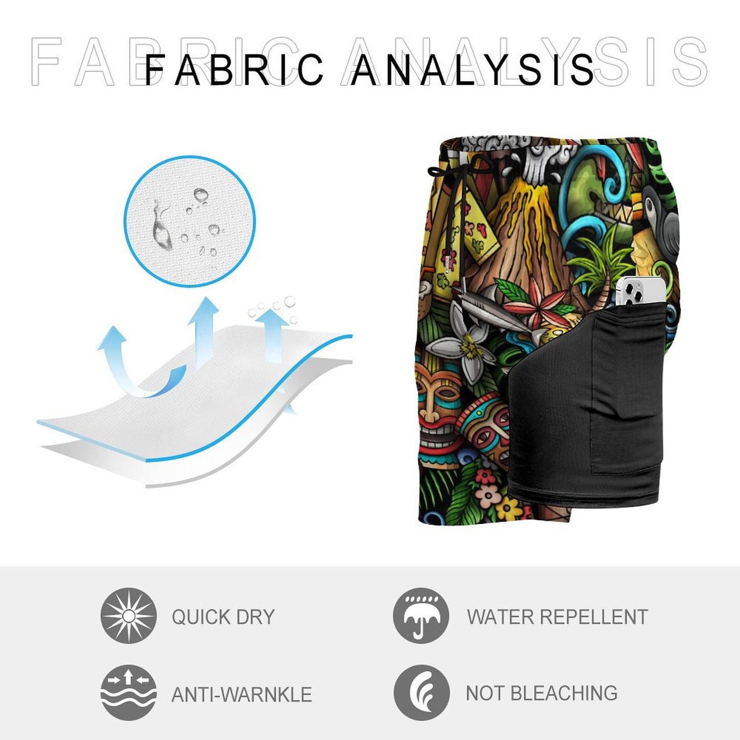 Men's sports fashion beach shorts 2304103721
