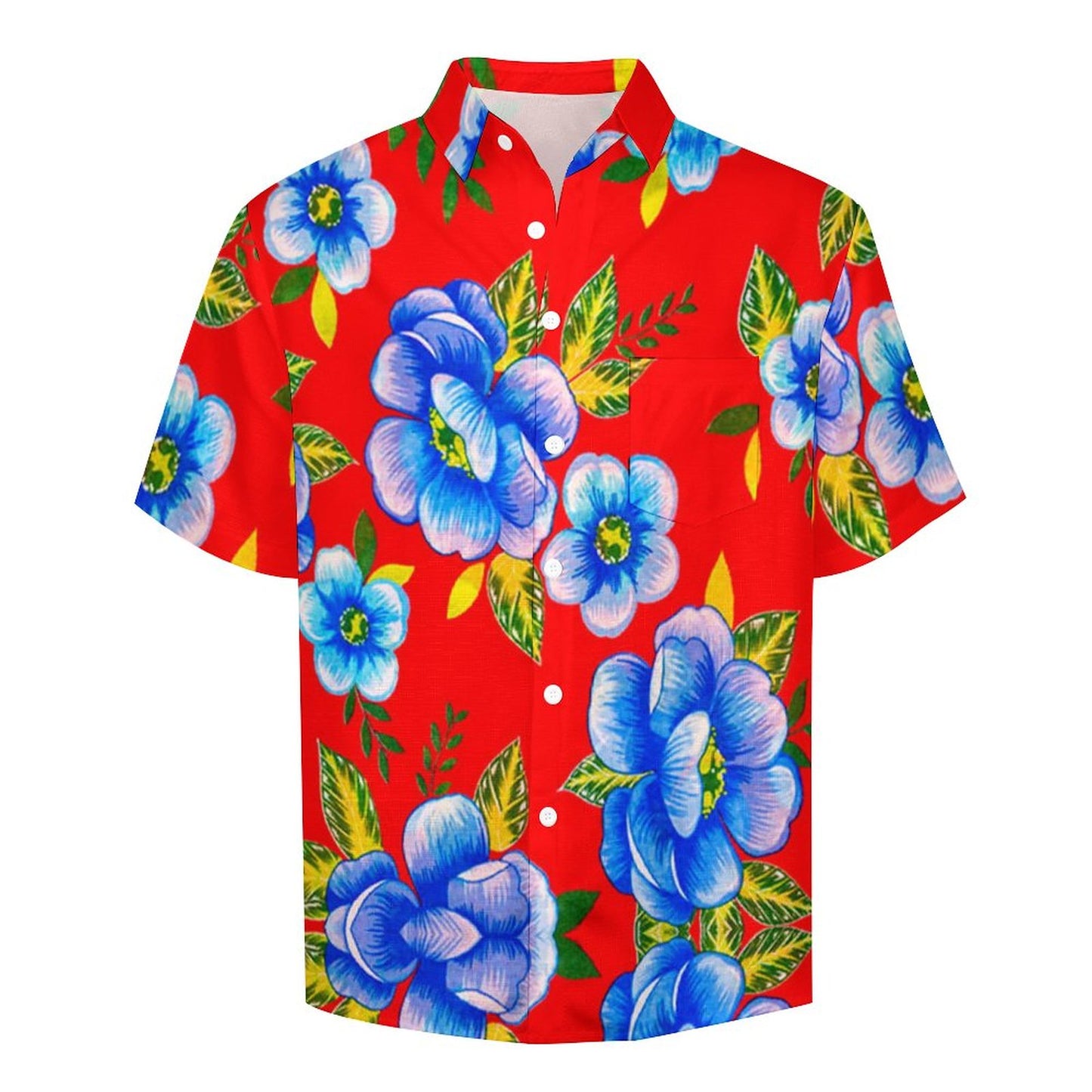 Men's Botanical Art Print Vacation Hawaiian Shirt 2305106645
