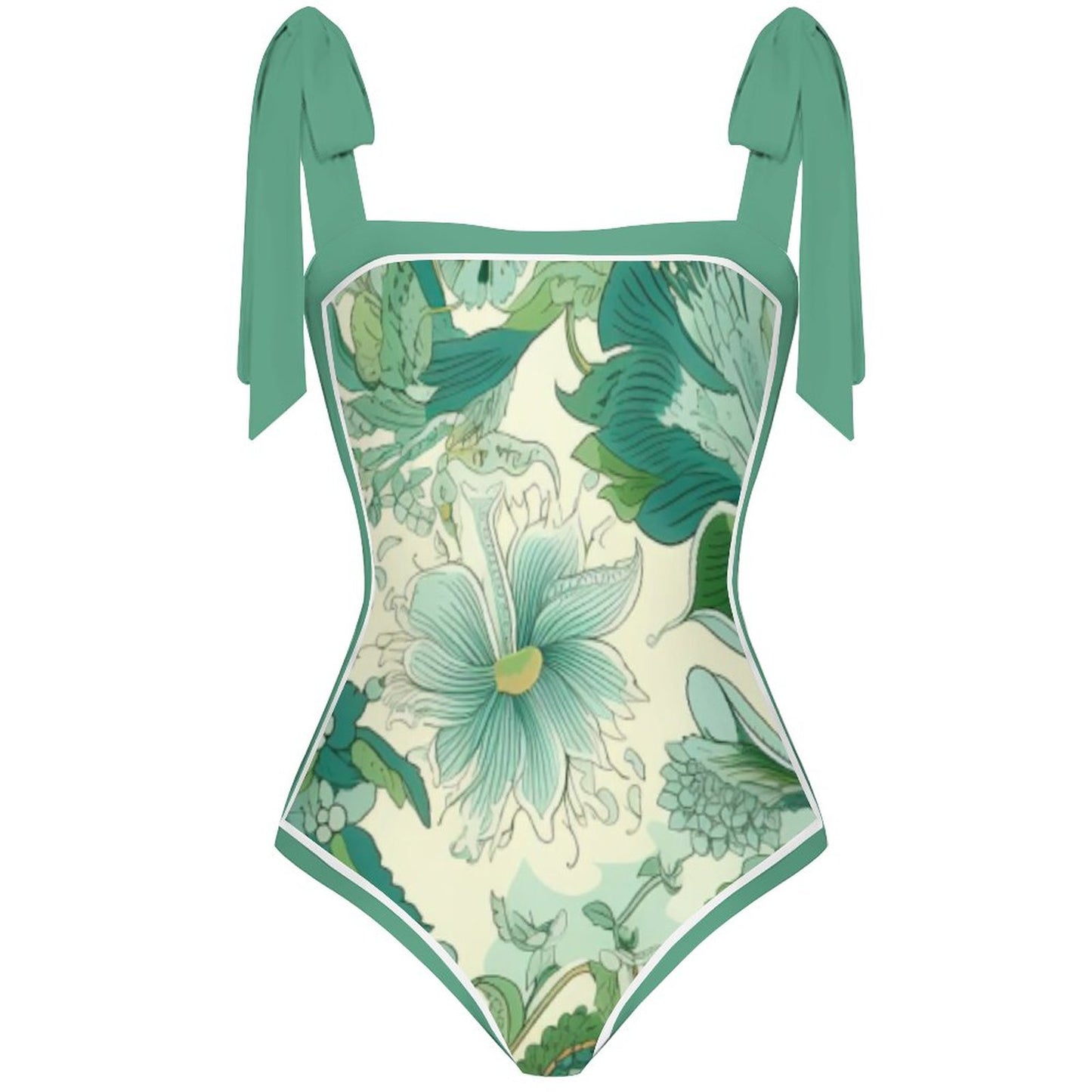 Fashion Printed One Piece Swimsuit And Cover Up 2306103037