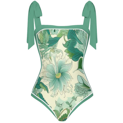 Fashion Printed One Piece Swimsuit And Cover Up 2306103037