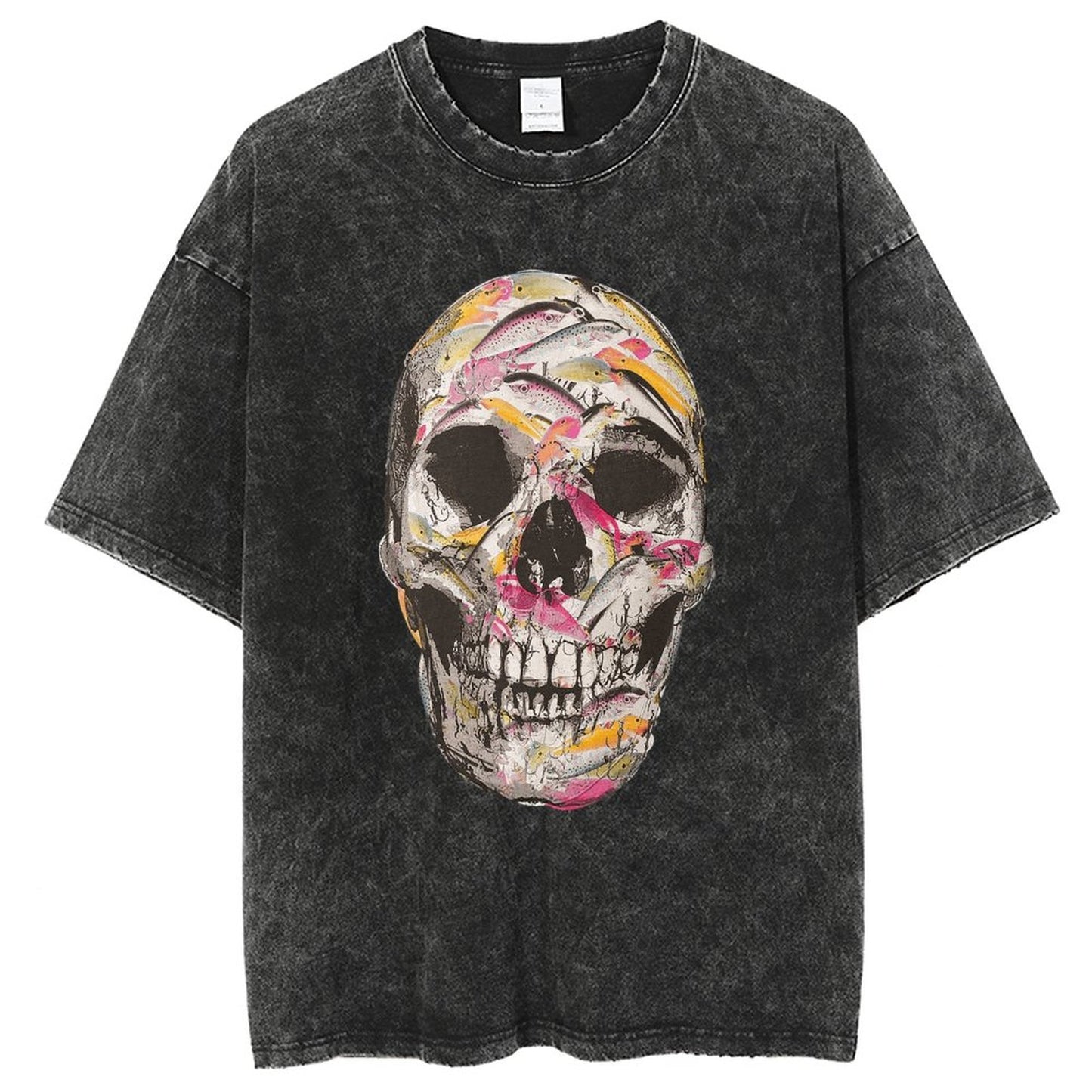 Mens Cotton Wash Solid T-Shirts Oversized Unisex Short Sleeve Streetwear Rap Hip Hop Basic Tee Tops 2305101610