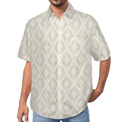Men's Hawaiian Print Lapel Shirt 2304103746