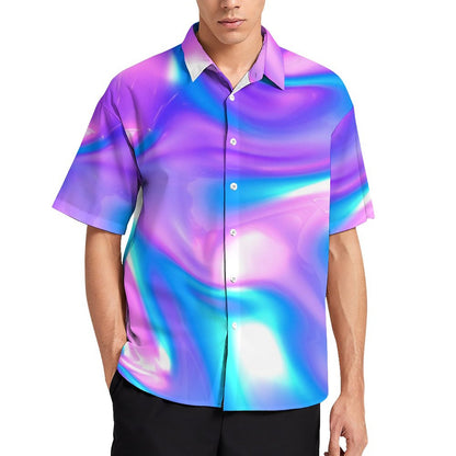 Men's Fashion Casual Printed Short Sleeve Shirts 2306101733
