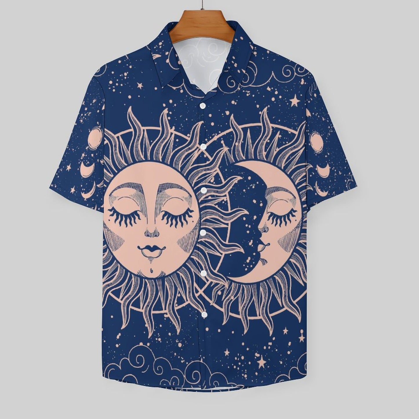 Men's Fashion Casual Printed Short Sleeve Shirts 2306100965