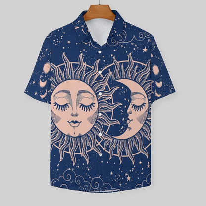 Men's Fashion Casual Printed Short Sleeve Shirts 2306100965