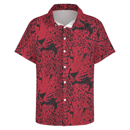 Men's Fashion Casual Printed Short Sleeve Shirts 2305107068
