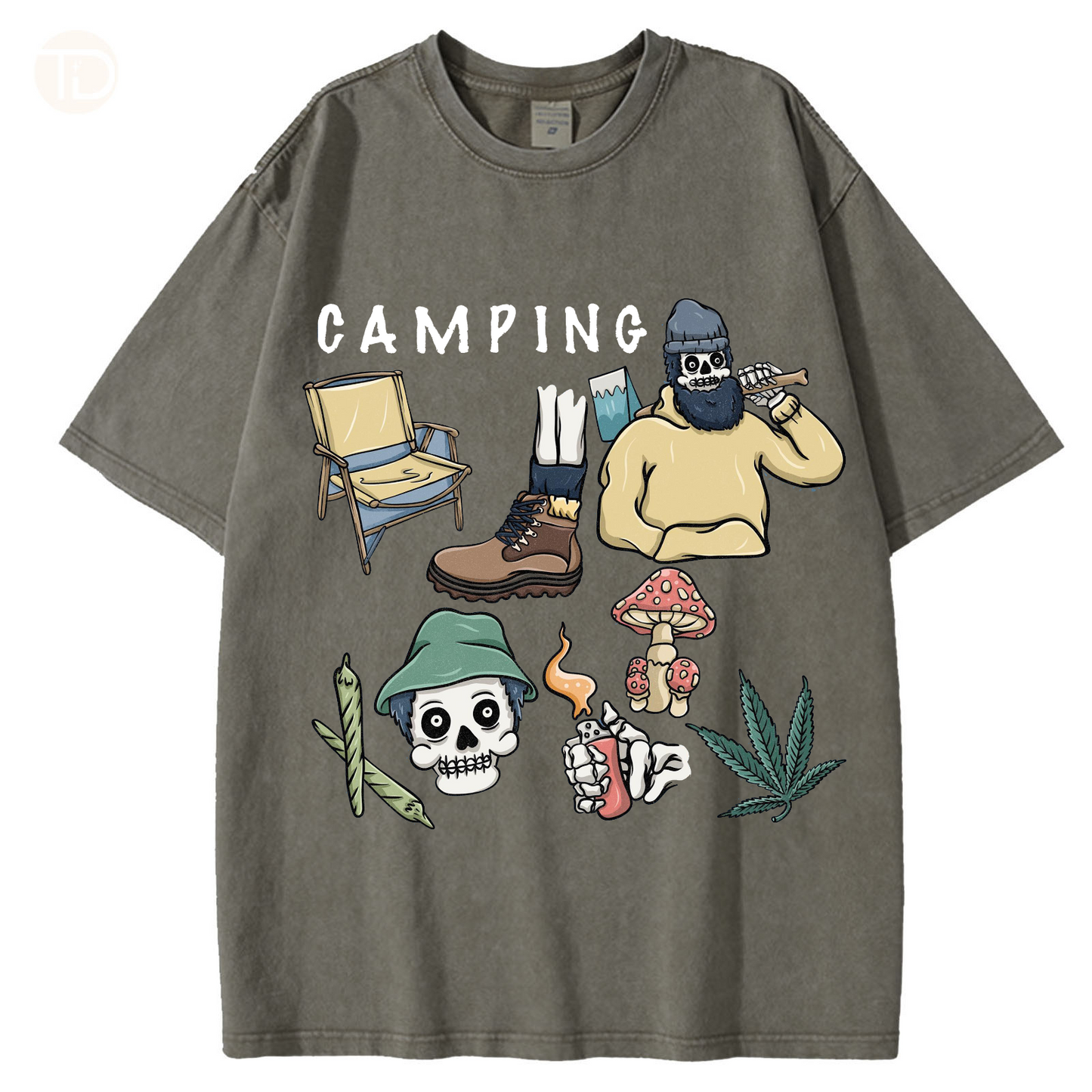 Unisex Vintage Wash Denim T-Shirts