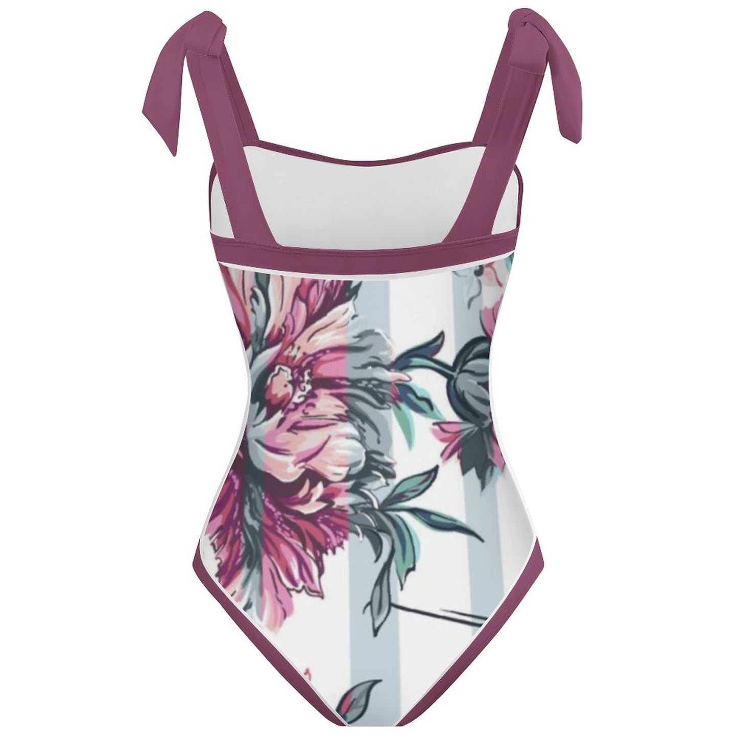 Fashion Printed One-Piece Swimsuit And Cover Up 2305104402