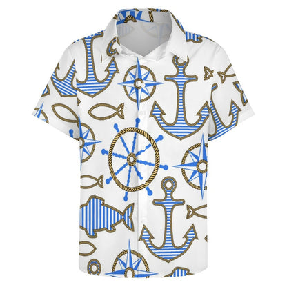 Men's Fashion Casual Printed Short Sleeve Shirts 2306101057