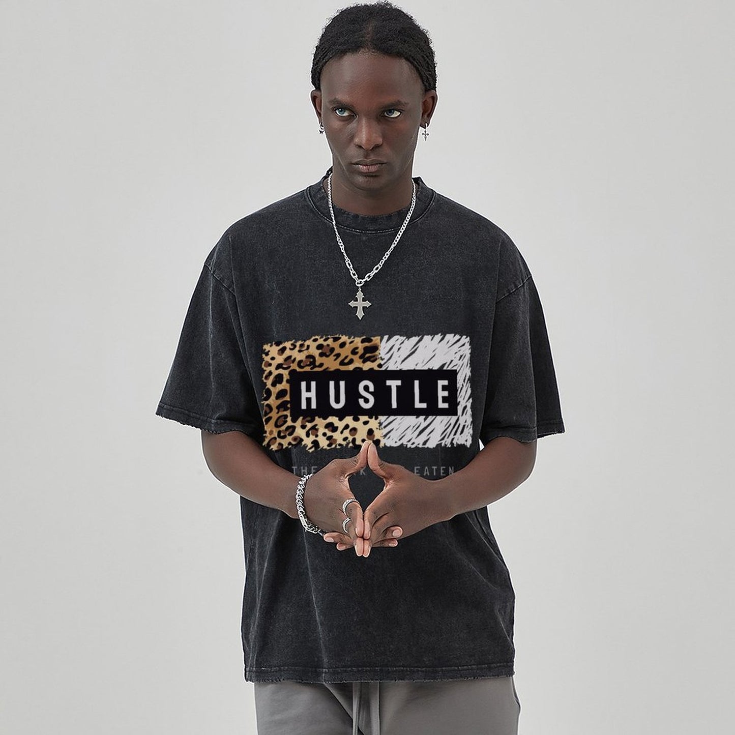 Unisex Vintage Solid Wash T-Shirts 2305102846
