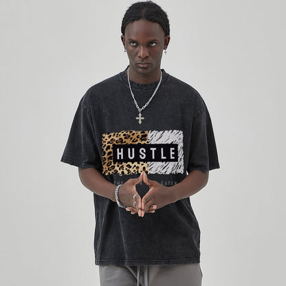 Unisex Vintage Solid Wash T-Shirts 2305102846