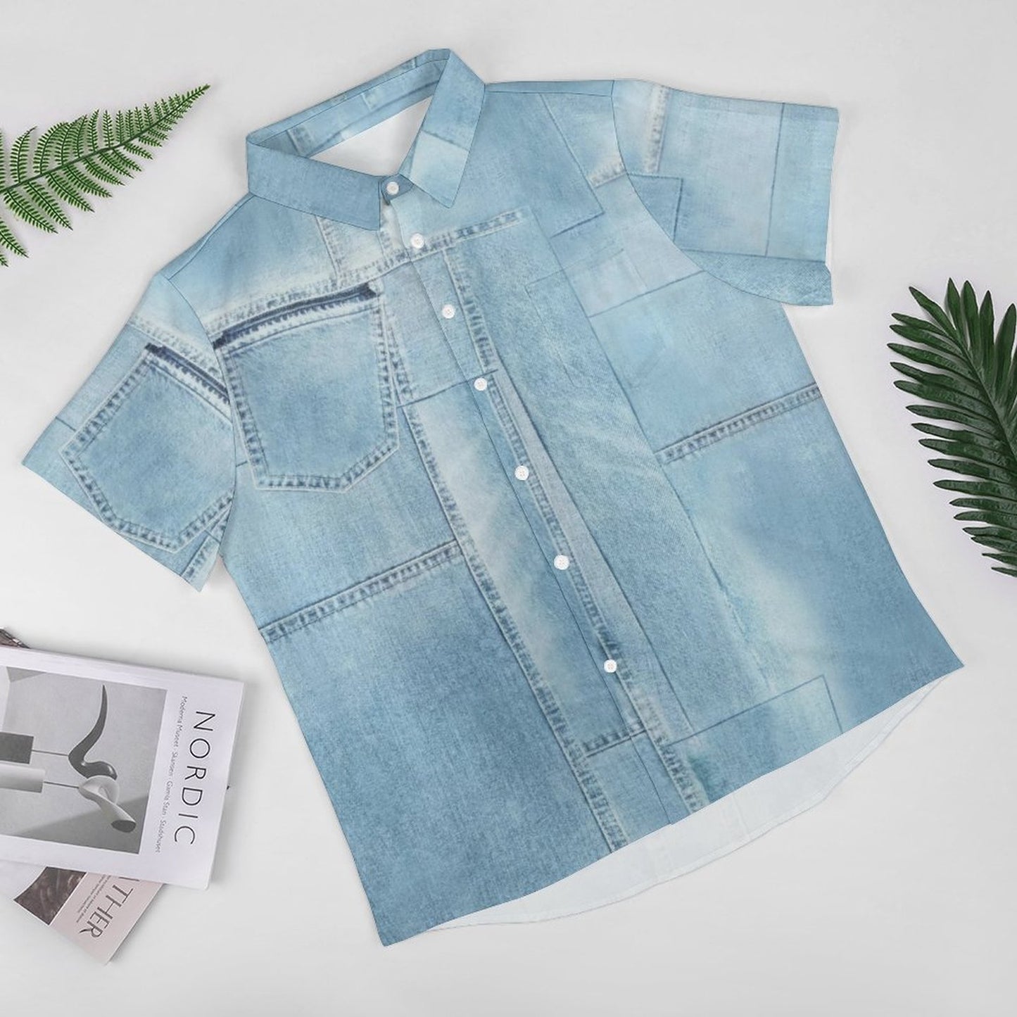 Men's Hawaiian Casual Short Sleeve Shirt 2306105304