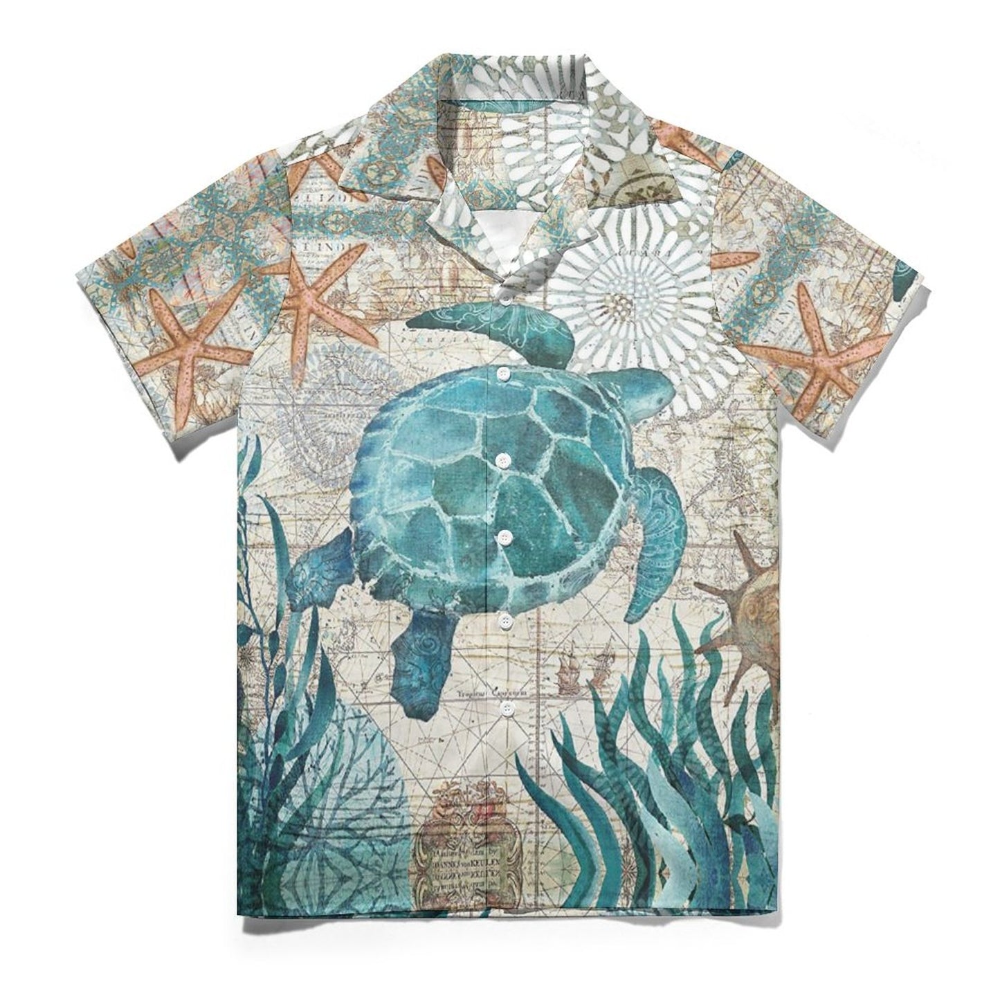 Men's Hawaiian Casual Short Sleeve Shirt 2305102626