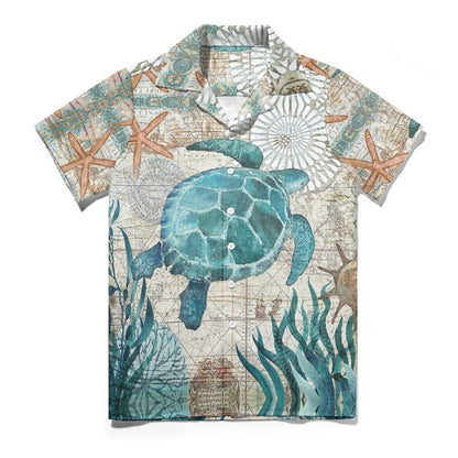 Men's Hawaiian Casual Short Sleeve Shirt 2305102626