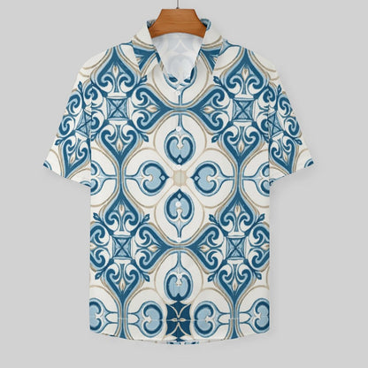 Men's Fashion Casual Printed Short Sleeve Shirts 2306100441