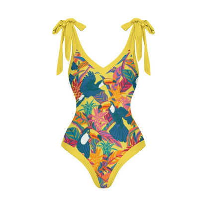 Casual Printed One Piece Swimsuit And Cover Up 2306101889
