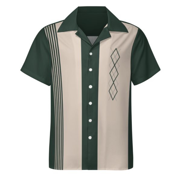 Men's Hawaiian Print Casual Shirt 2304104819