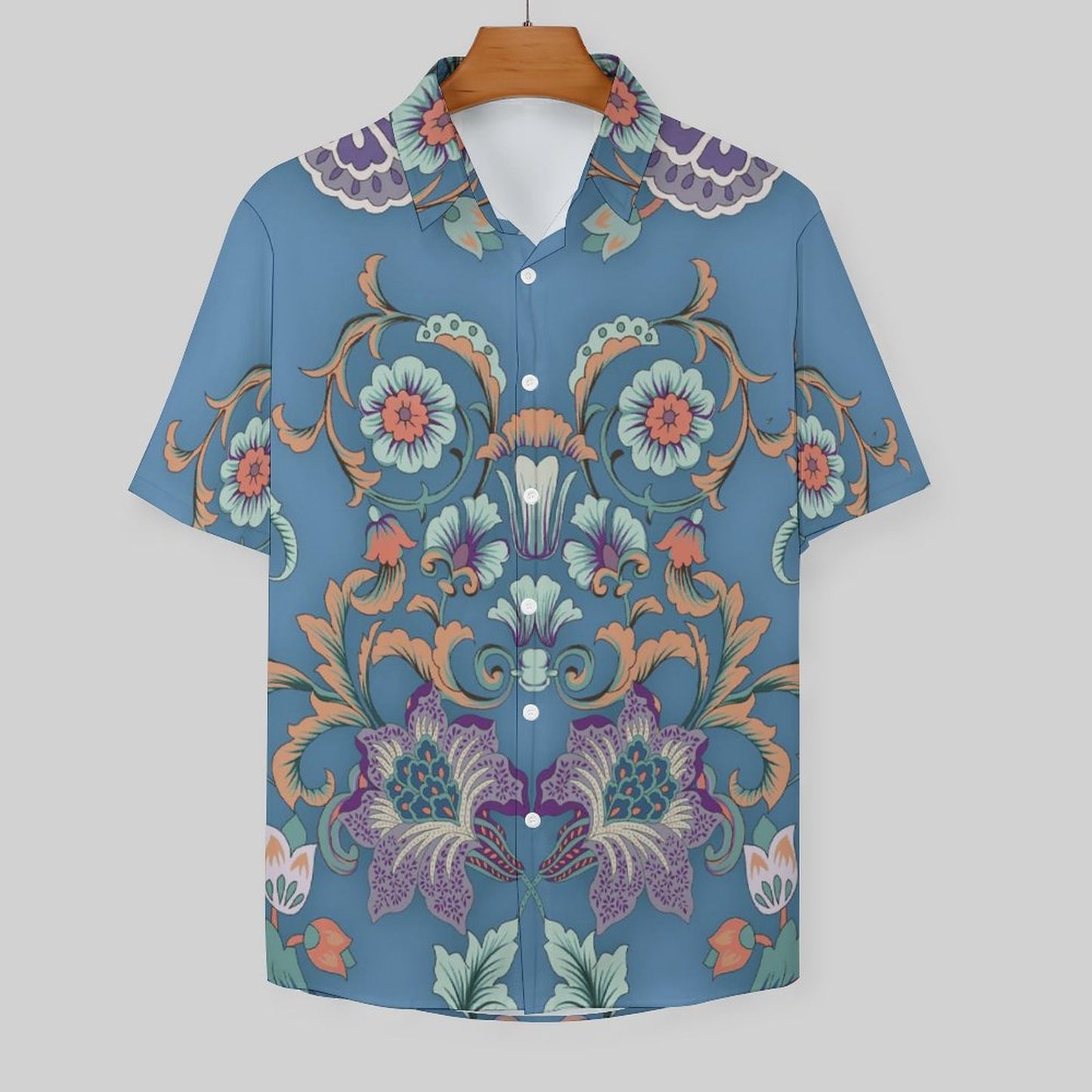 Men's Fashion Casual Printed Short Sleeve Shirts 2306100464