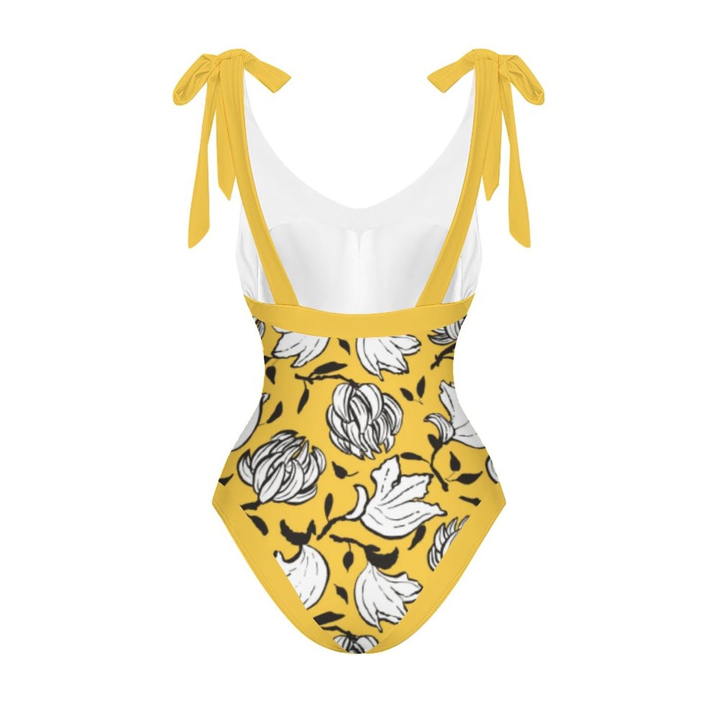 Casual Printed One-Piece Swimsuit And Cover Up 2305102405