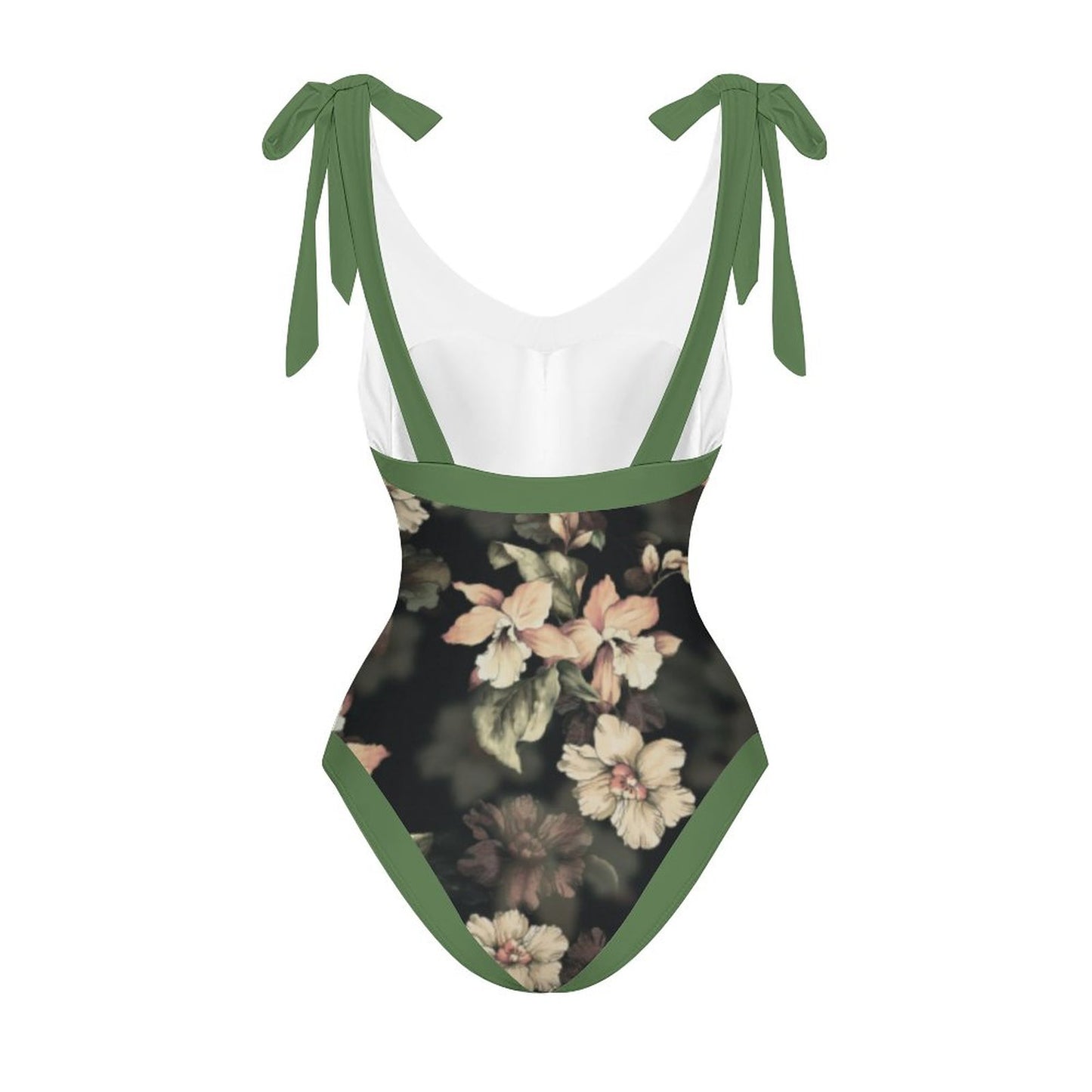 Casual Printed One-Piece Swimsuit And Cover Up 2305103364