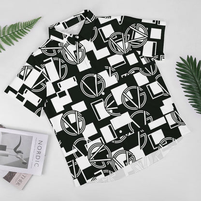 Men's Fashion Casual Printed Short Sleeve Shirts 2306100025