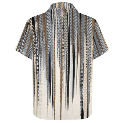 Men's Fashion Casual Printed Short Sleeve Shirts 2306101504