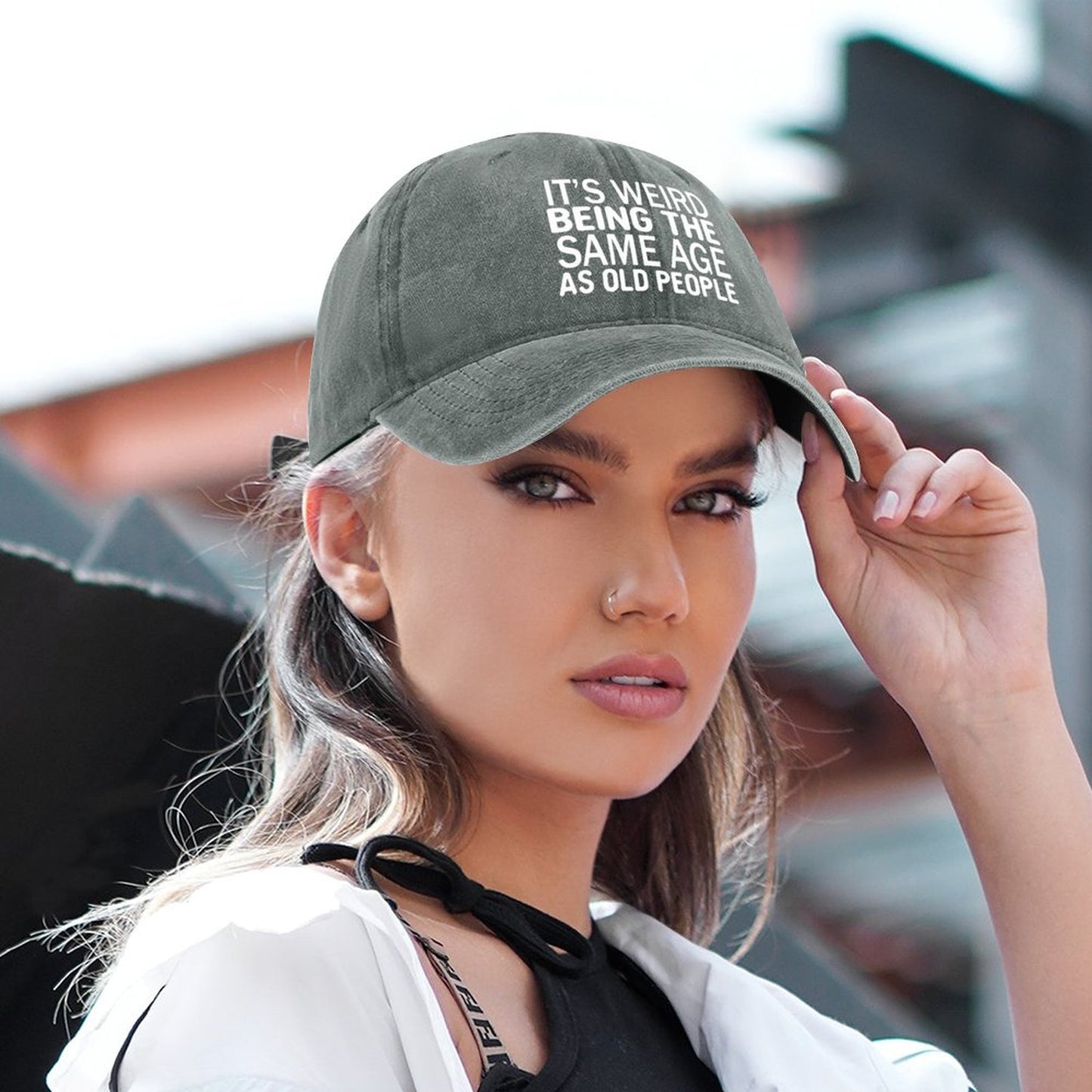 JOC Washed Denim Baseball Cap 2305101885