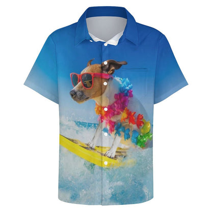 Men's Hawaiian Casual Short Sleeve Shirt 2307100351