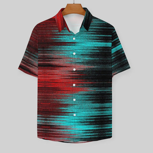 Men's Fashion Casual Printed Short Sleeve Shirts 2306102198