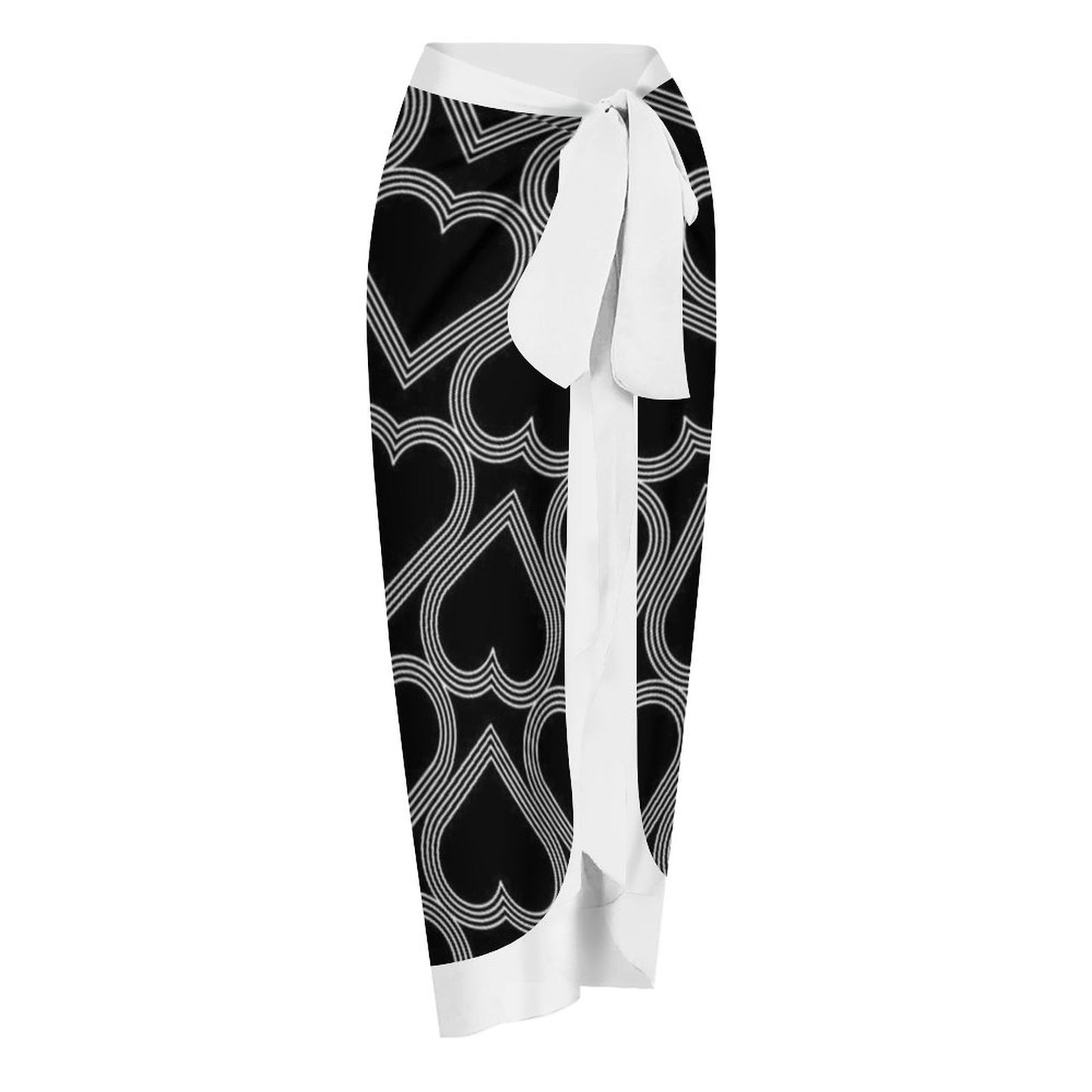Casual Printed One-Piece Swimsuit And Cover Up 2305102678