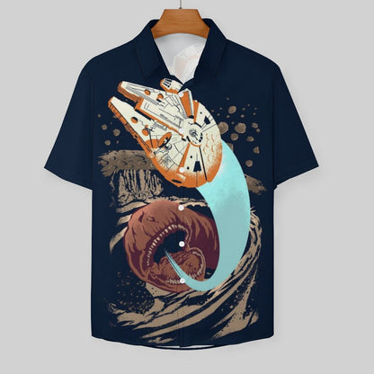 Men's Fashion Casual Printed Short Sleeve Shirts 2306101395