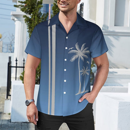 Men's Hawaiian Casual Short Sleeve Shirt 2305102251