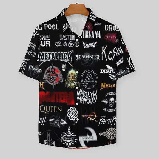 Men's Fashion Casual Printed Short Sleeve Shirts 2306101499