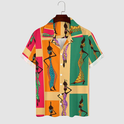 Men's Hawaiian Casual Short Sleeve Shirt 2305101706