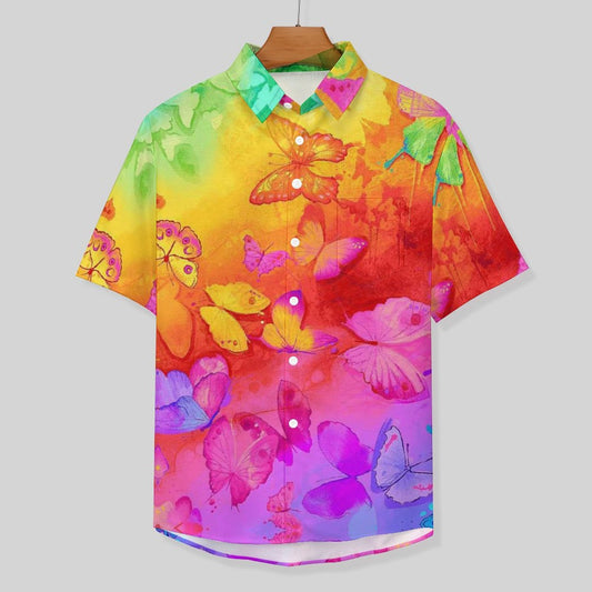 Men's Hawaiian Casual Short Sleeve Shirt 2306103346