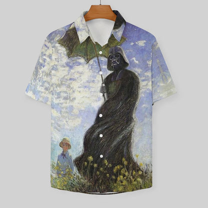 Men's Fashion Casual Printed Short Sleeve Shirts 2306101502