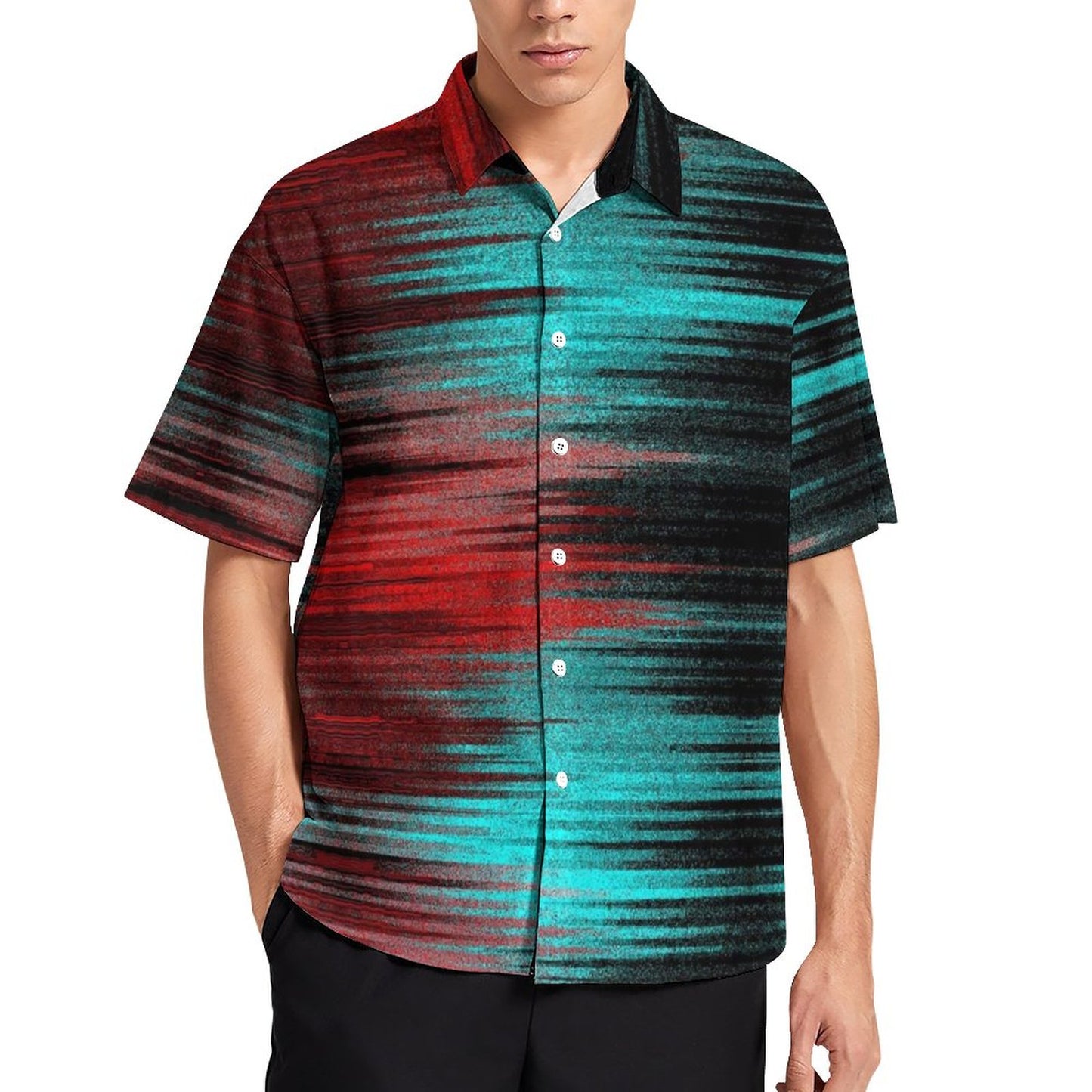 Men's Fashion Casual Printed Short Sleeve Shirts 2306102198