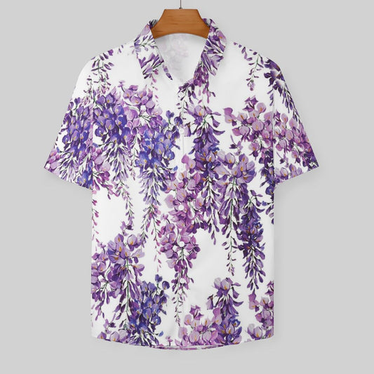 Men's Fashion Casual Printed Short Sleeve Shirts 2305107085