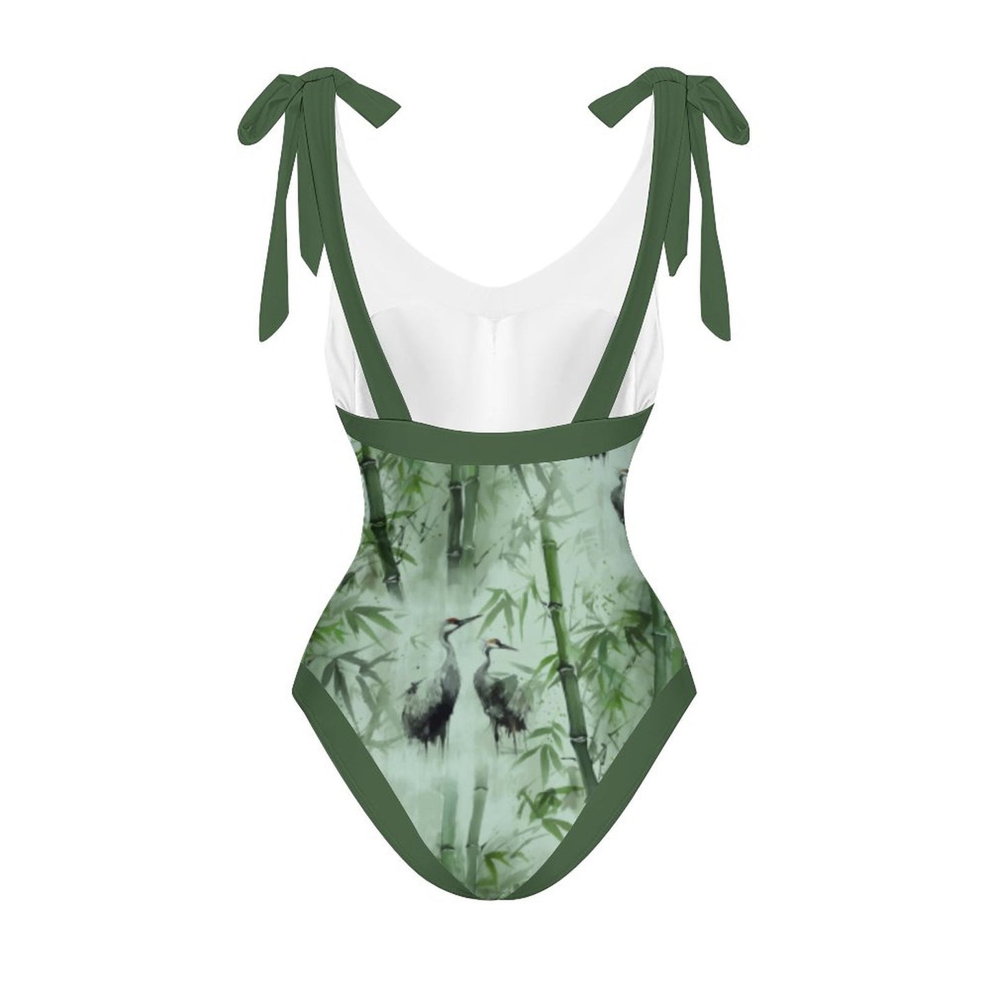 Casual Printed One-Piece Swimsuit And Cover Up 2305102452