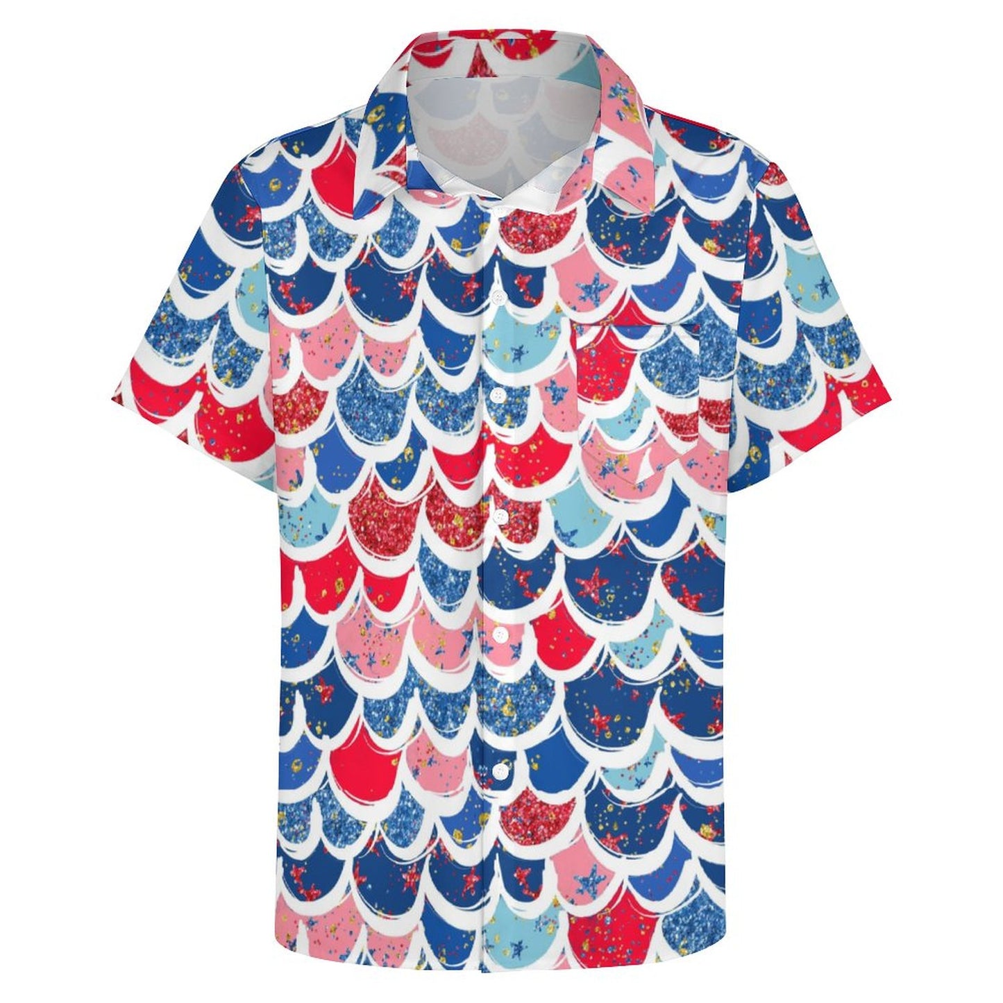 Men's Hawaiian Casual Short Sleeve Shirt 2306103352